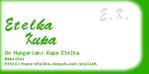 etelka kupa business card